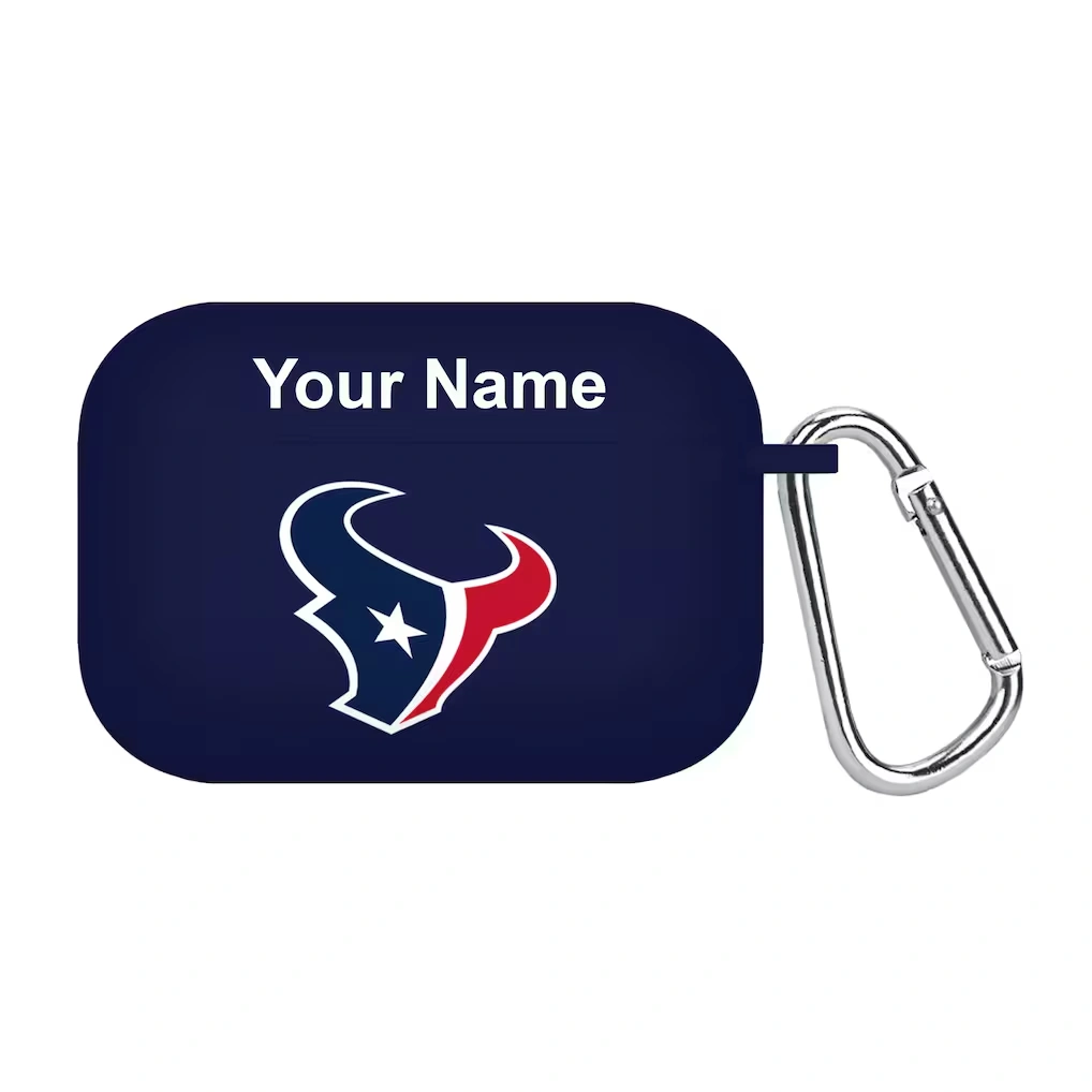 Houston Texans Personalized AirPods Pro Case Cover