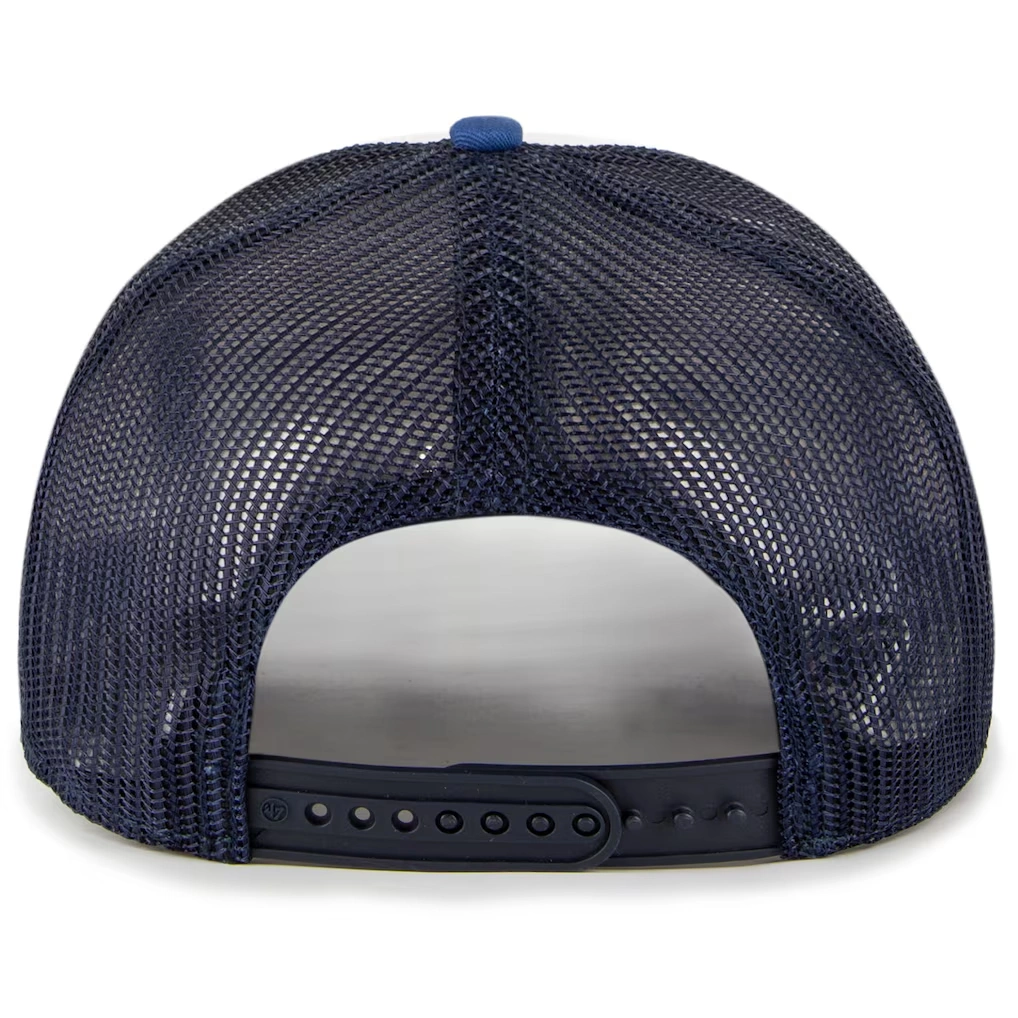 Youth Miami Dolphins '47 White/Blue Cove Trucker Snapback Hat