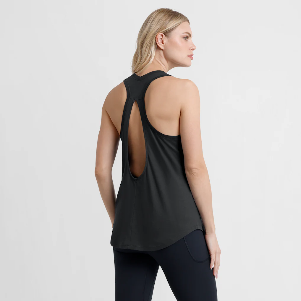 Women's Pittsburgh Steelers Fanatics Black Iron Fan Tank Top