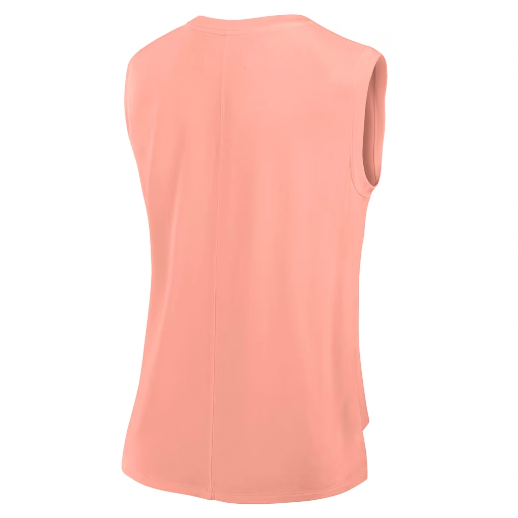 Women's San Francisco 49ers Fanatics Coral Studio Gym Tank Top