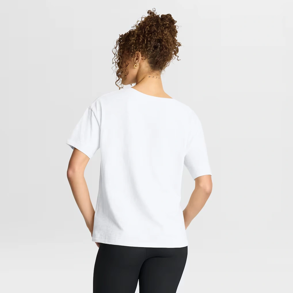 Women's Pittsburgh Steelers Fanatics White Redzone Slub Boxy T-Shirt