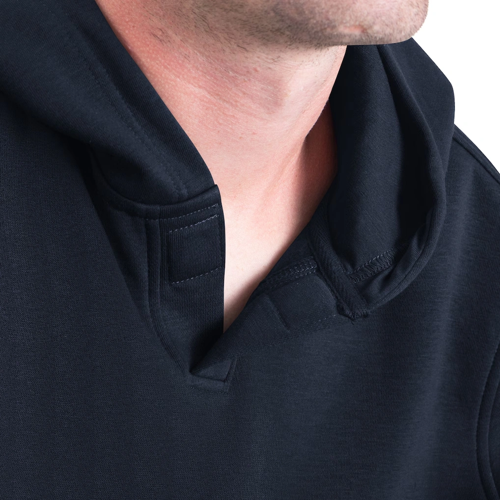 Men's Denver Broncos G-III Sports by Carl Banks Navy Adaptive Team Spirit Graphic Fleece Pullover Hoodie