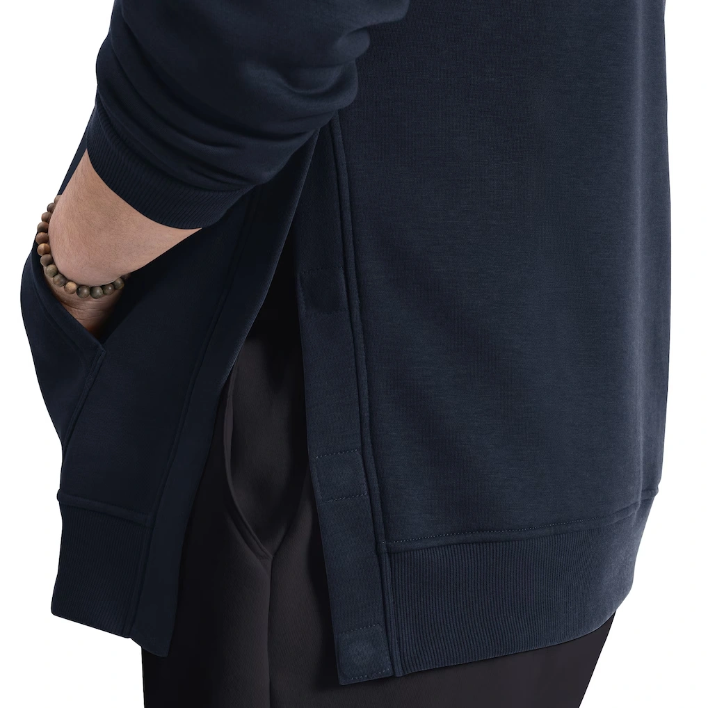 Men's Denver Broncos G-III Sports by Carl Banks Navy Adaptive Team Spirit Graphic Fleece Pullover Hoodie