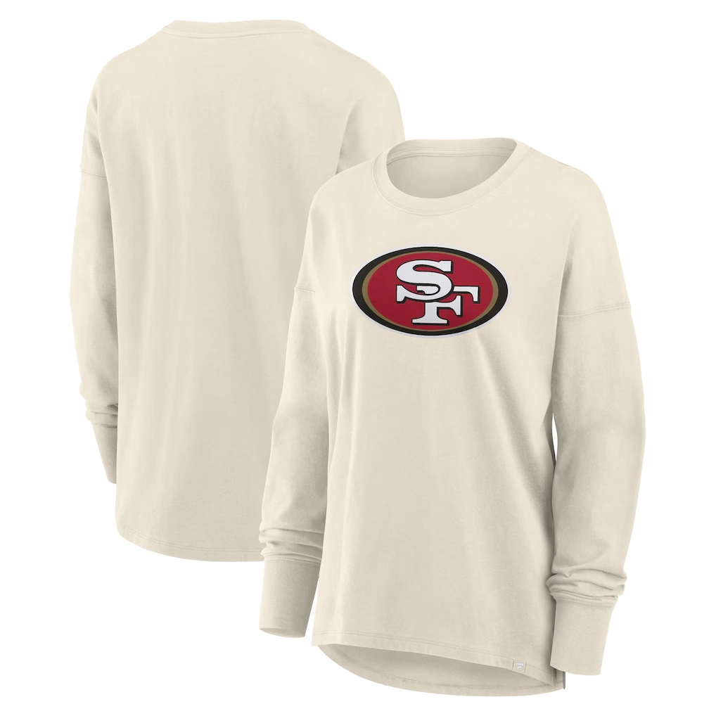 Women's San Francisco 49ers Fanatics Cream Dove Legacy Long Sleeve T-Shirt