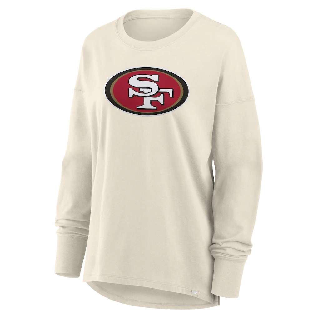 Women's San Francisco 49ers Fanatics Cream Dove Legacy Long Sleeve T-Shirt