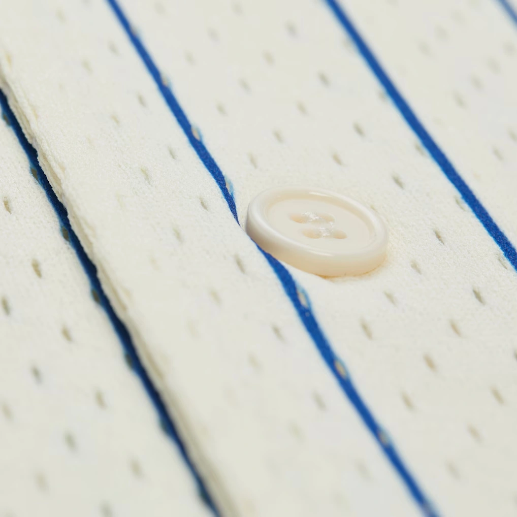 Men's Buffalo Bills Mitchell & Ness Cream Vintage Logo Final Seconds Full-Button Mesh Top