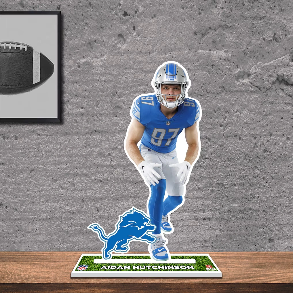 Aidan Hutchinson Detroit Lions 12'' Player Standee Desktop Display