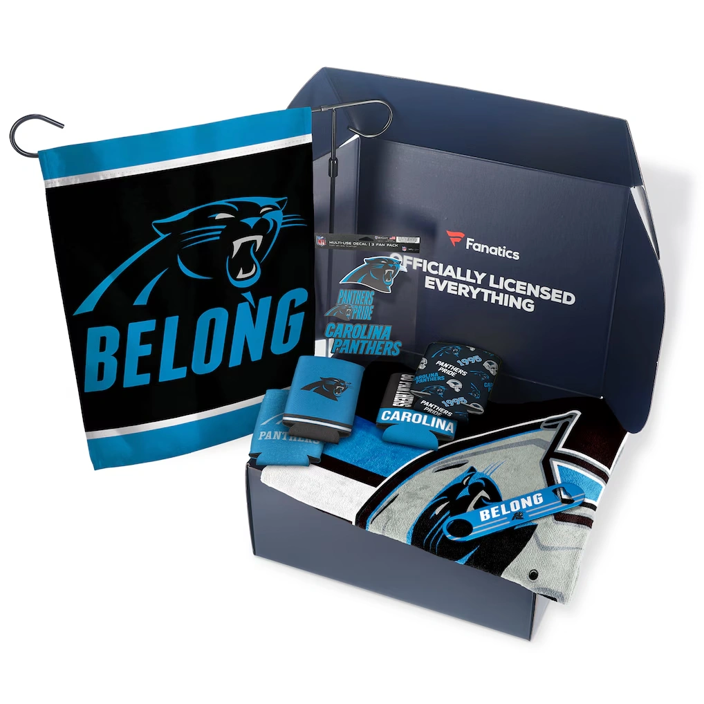 Fanatics Carolina Panthers Tailgate Game Day Essentials Gift Box