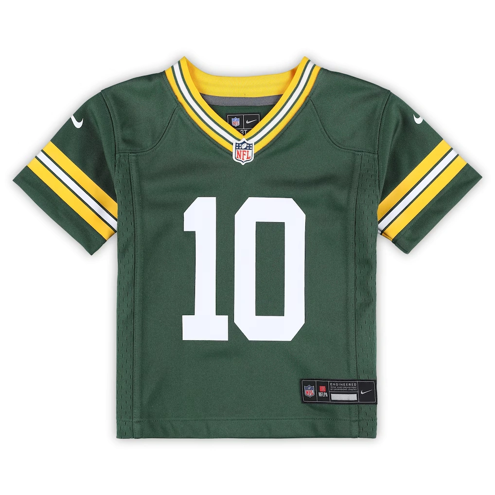 Toddler Green Bay Packers Jordan Love Nike Green Game Jersey