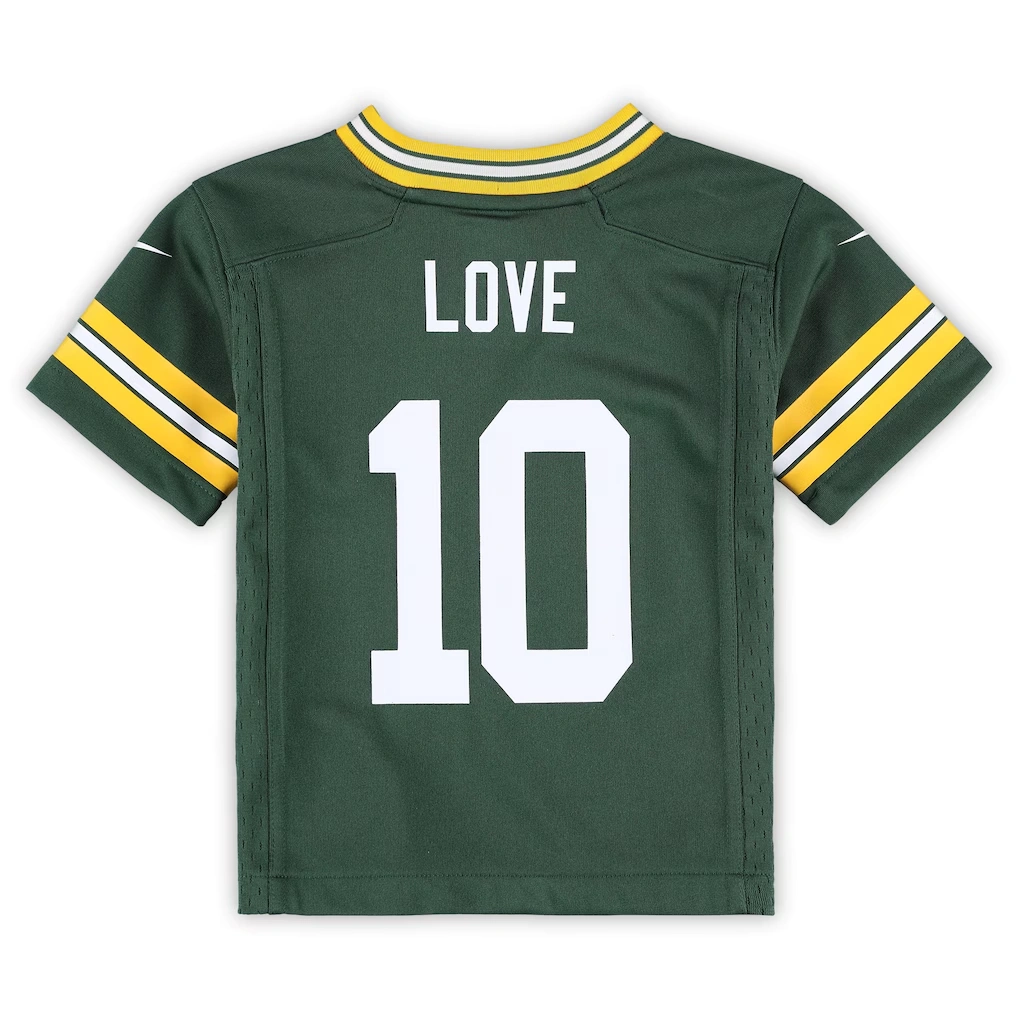 Toddler Green Bay Packers Jordan Love Nike Green Game Jersey