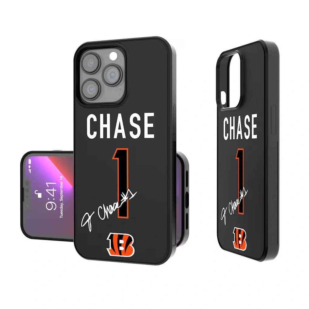 Cincinnati Bengals Ja'Marr Chase Keyscaper iPhone Bump Case