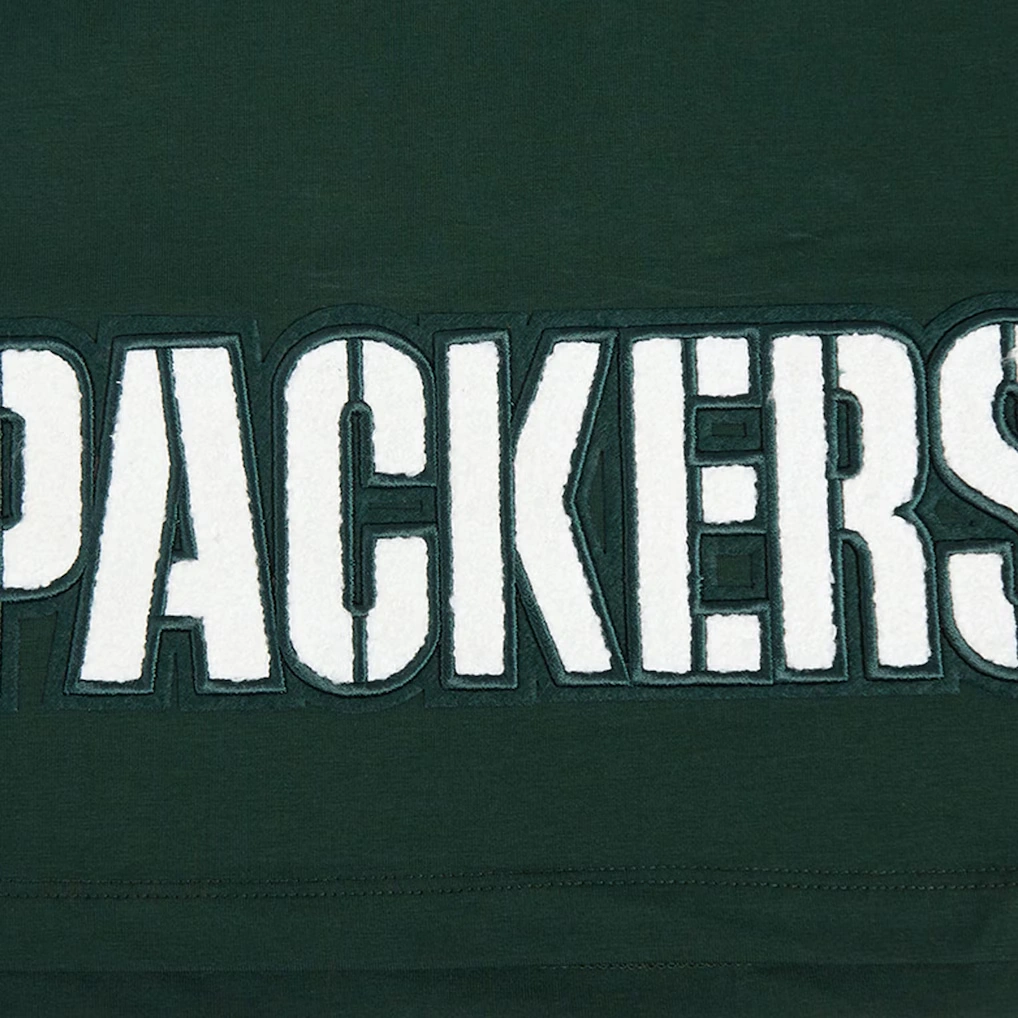 Women's Green Bay Packers Jordan Love Pro Standard Green Player Name & Number Cropped Boxy T-Shirt