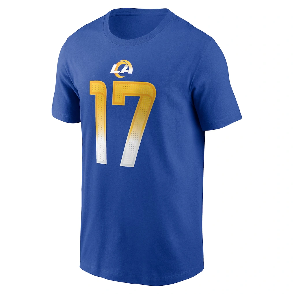 Men's Los Angeles Rams Puka Nacua Nike Royal Player Name & Number T-Shirt