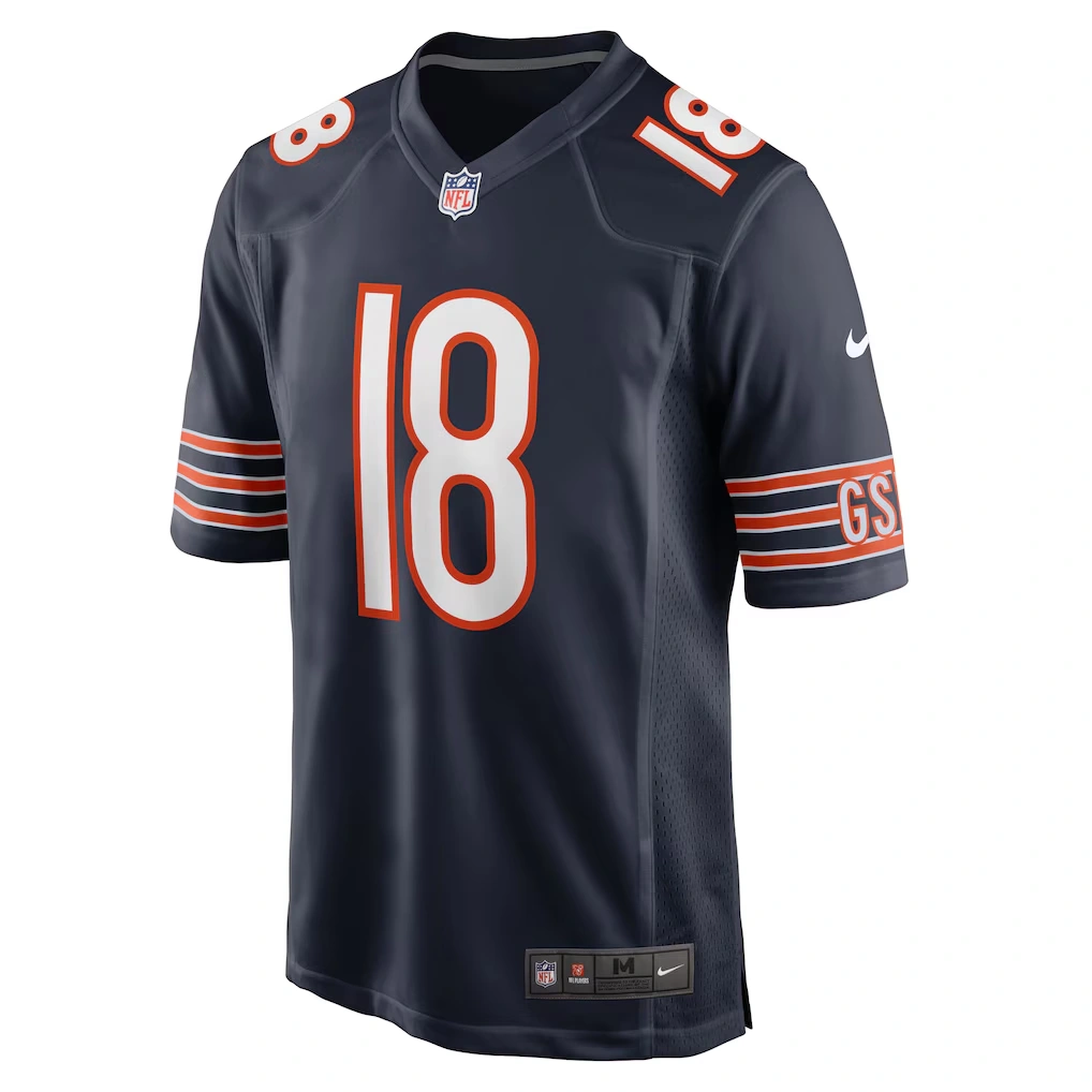 Men's Chicago Bears Caleb Williams Nike Navy Player Game Jersey