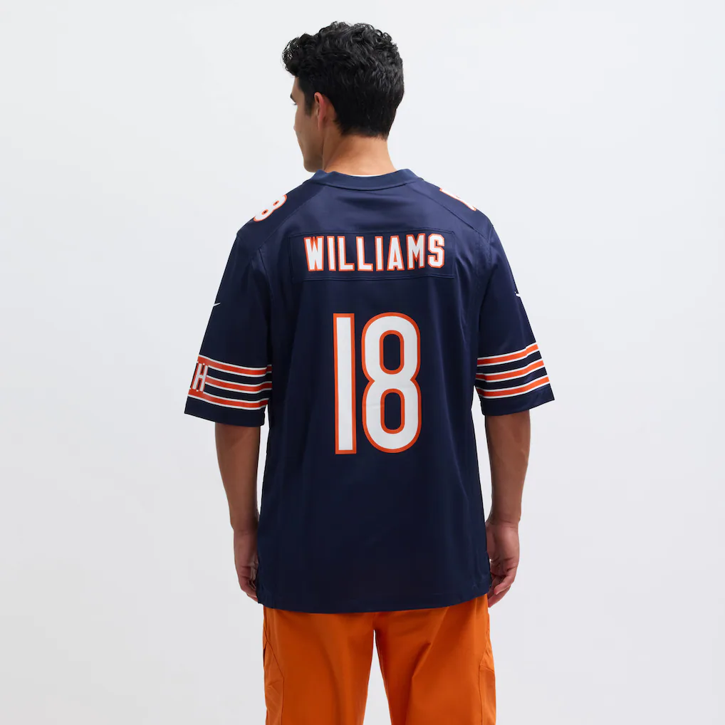 Men's Chicago Bears Caleb Williams Nike Navy Player Game Jersey 5 Men's Chicago Bears Caleb Williams Nike Navy Player Game Jersey