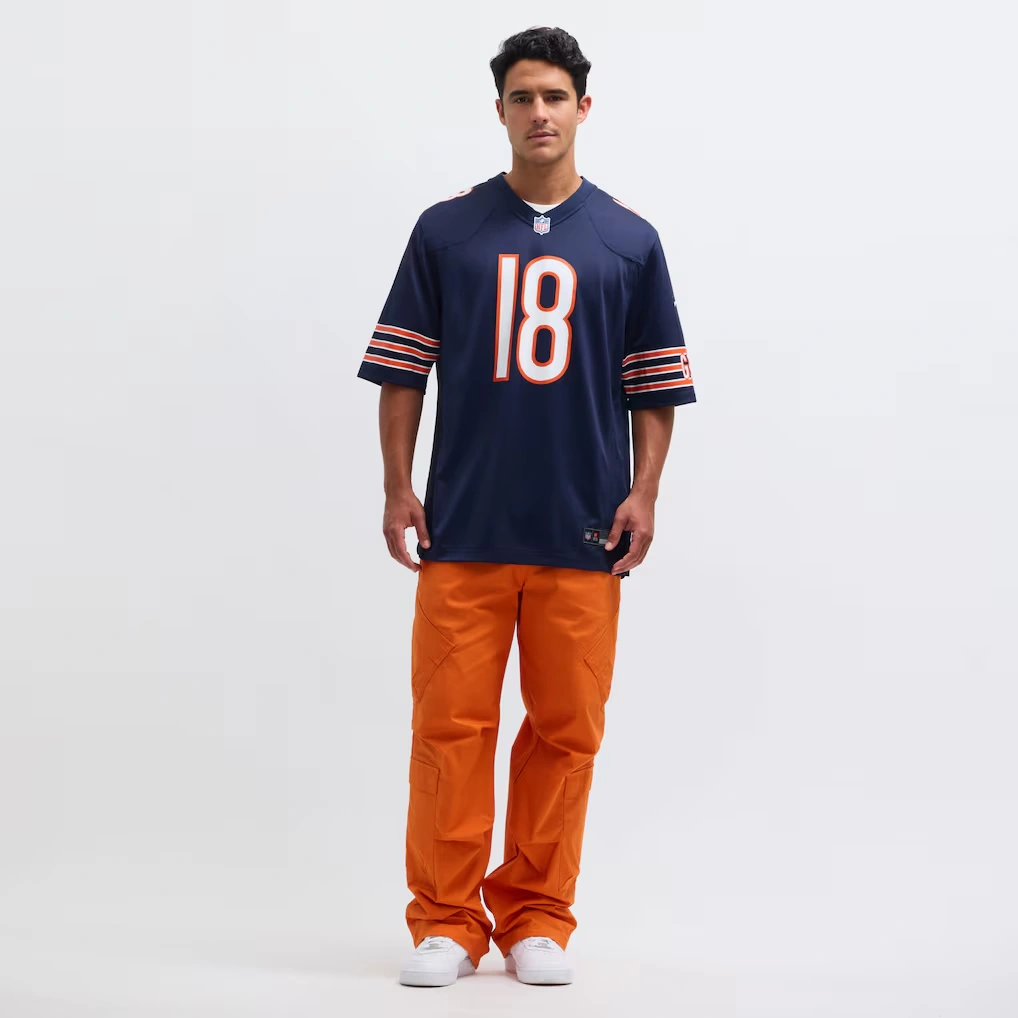 Men's Chicago Bears Caleb Williams Nike Navy Player Game Jersey 6 Men's Chicago Bears Caleb Williams Nike Navy Player Game Jersey