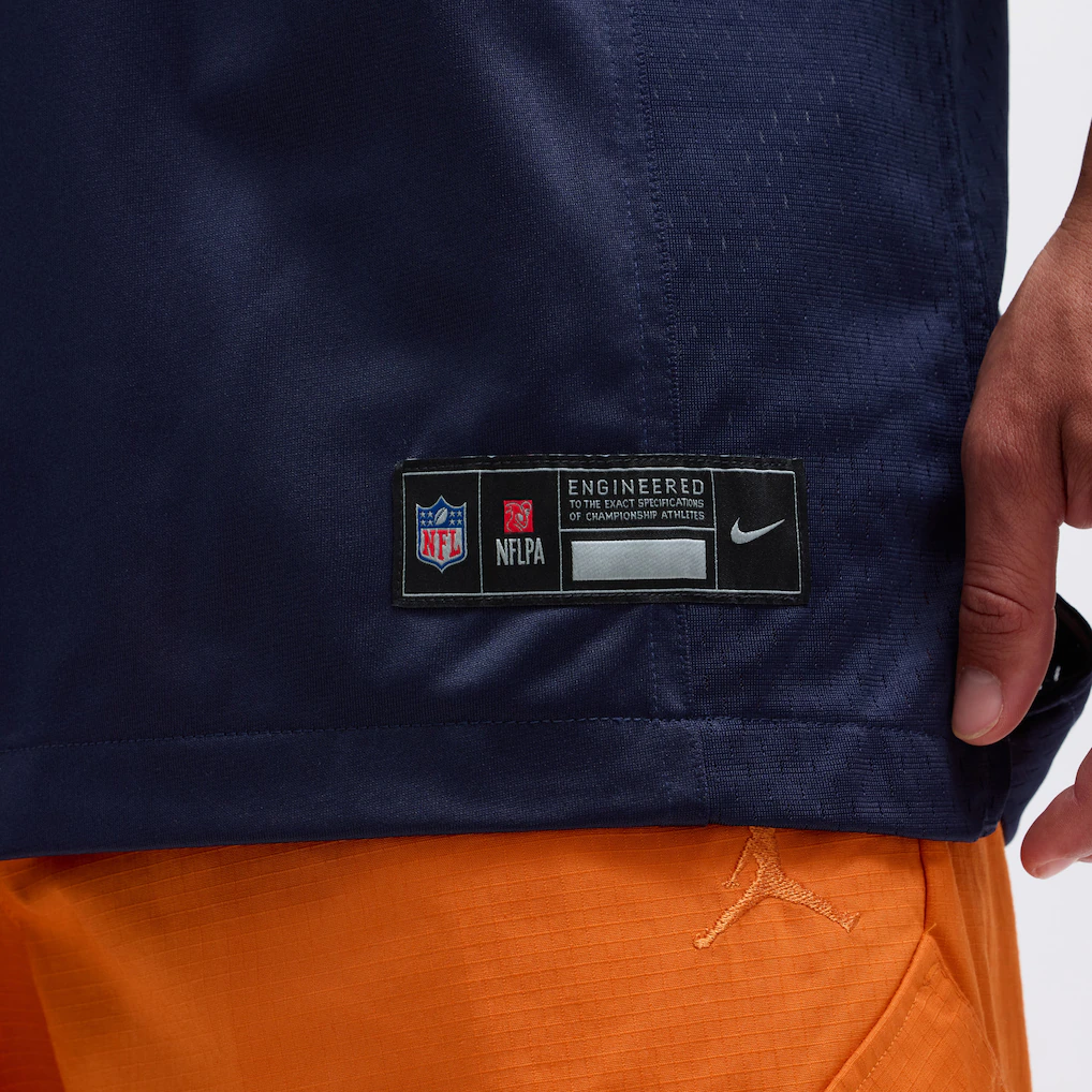 Men's Chicago Bears Caleb Williams Nike Navy Player Game Jersey 9 Men's Chicago Bears Caleb Williams Nike Navy Player Game Jersey