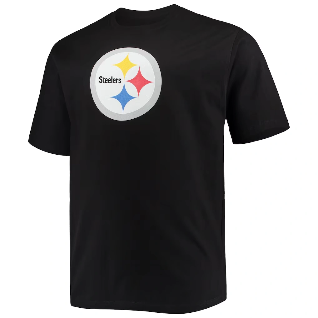 Men's Pittsburgh Steelers T.J. Watt Fanatics Black Big & Tall Player Name & Number T-Shirt