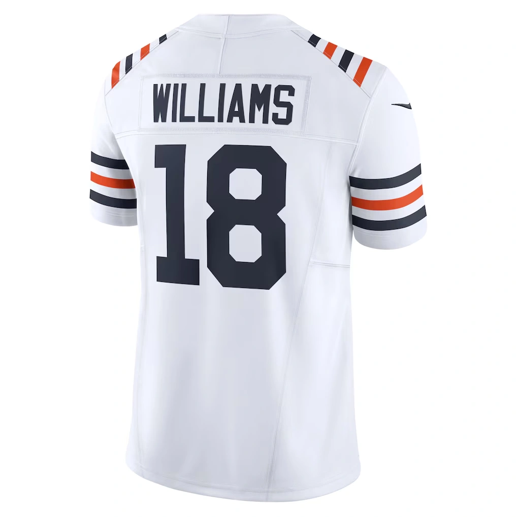 Men's Chicago Bears Caleb Williams Nike White Vapor F.U.S.E. Limited Jersey