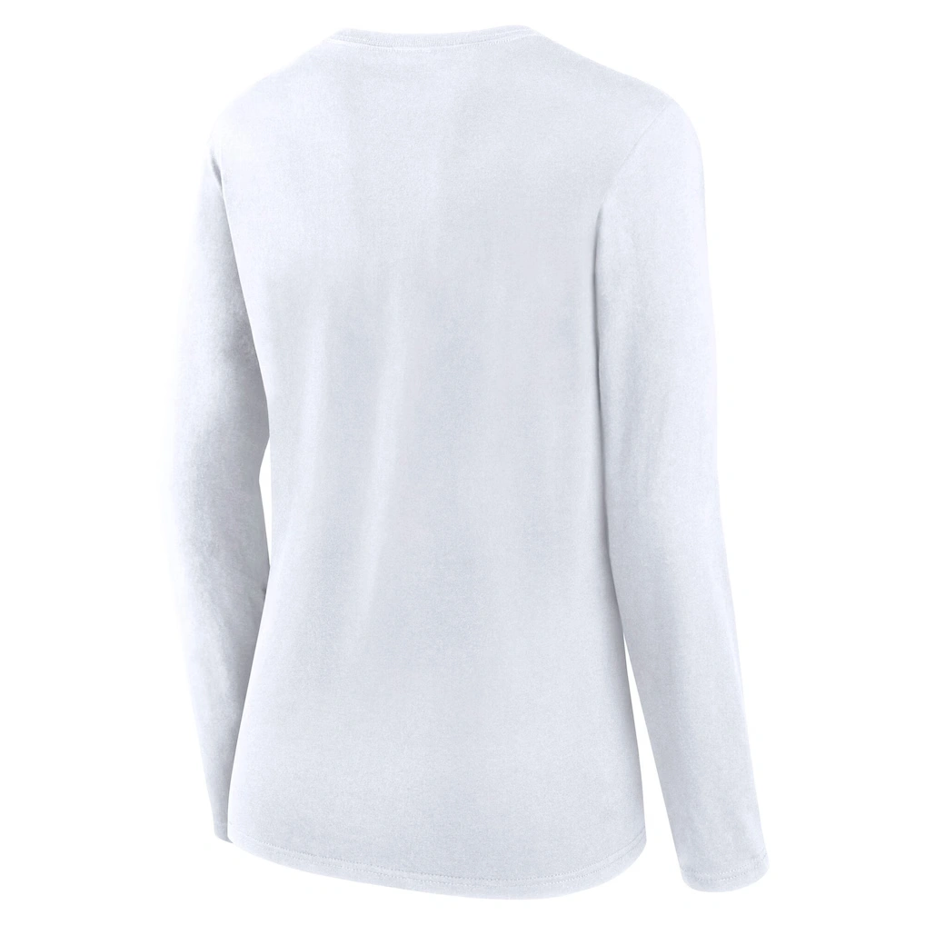 Women's Pittsburgh Steelers Fanatics White Long Sleeve T-Shirt