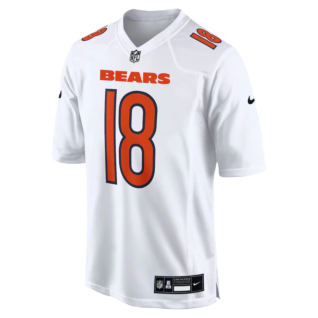 Men's Chicago Bears Caleb Williams Nike Tundra White Fashion Jersey