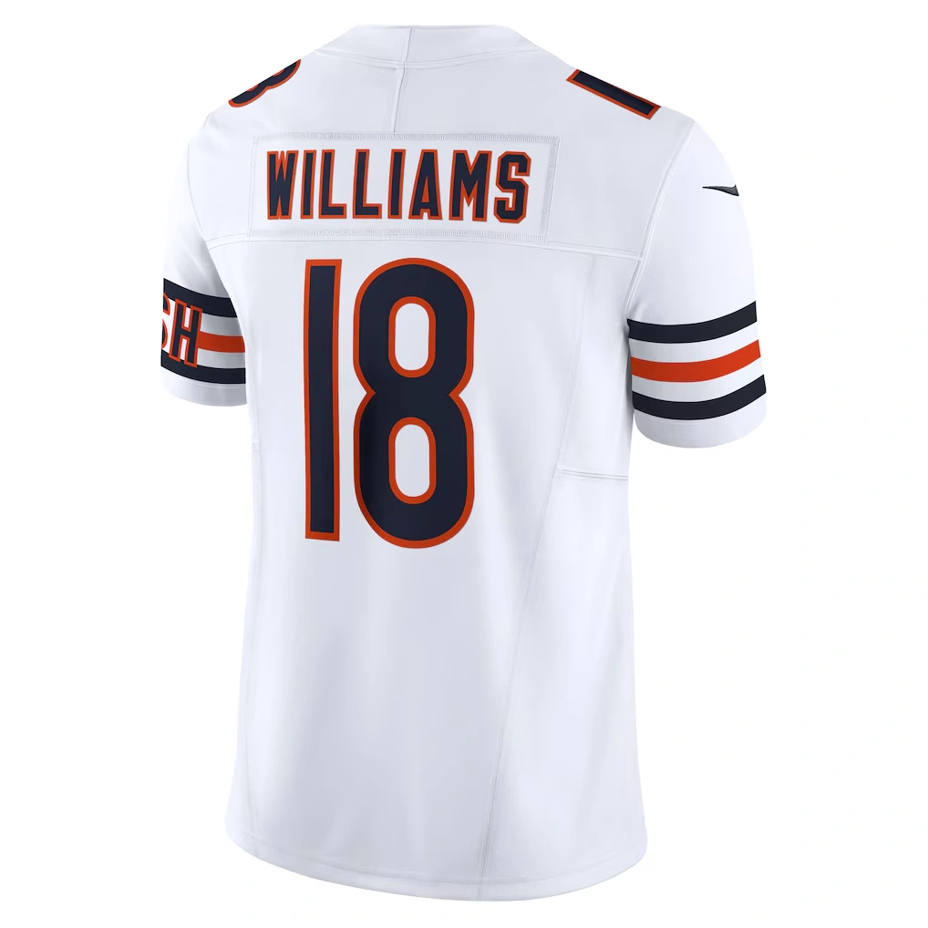 Men's Chicago Bears Caleb Williams Nike White Vapor F.U.S.E. Limited Jersey