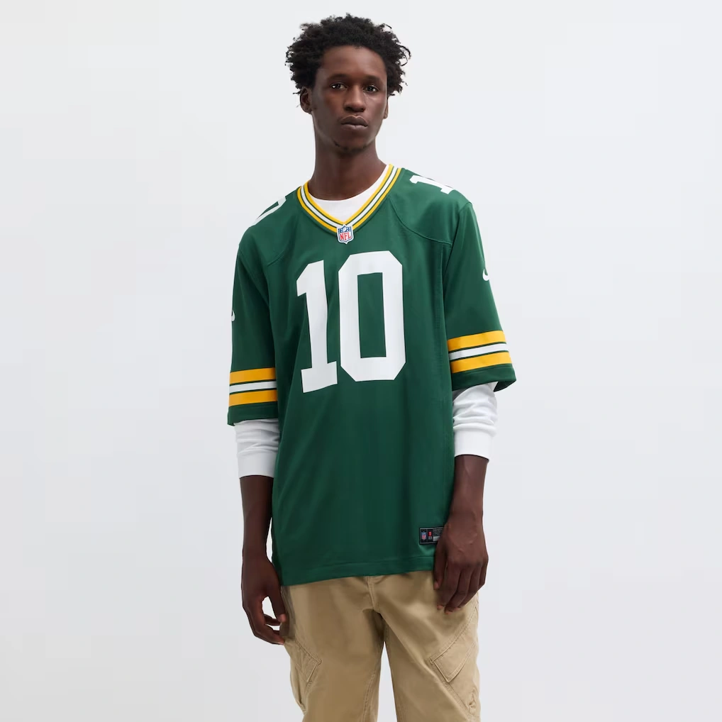 Men's Green Bay Packers Jordan Love Nike Green Player Game Jersey