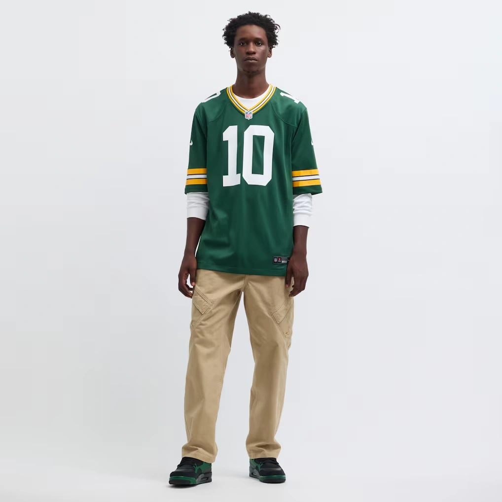 Men's Green Bay Packers Jordan Love Nike Green Player Game Jersey