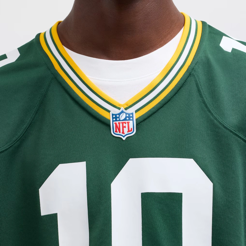 Men's Green Bay Packers Jordan Love Nike Green Player Game Jersey
