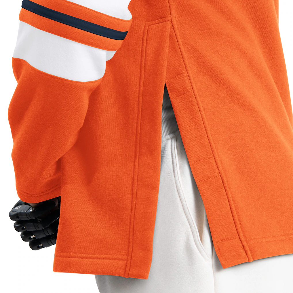 Men's Denver Broncos G-III Sports by Carl Banks Orange Adaptive Lord Stanley Crewneck Sweatshirt 4 Men's Denver Broncos G-III Sports by Carl Banks Orange Adaptive Lord Stanley Crewneck Sweatshirt