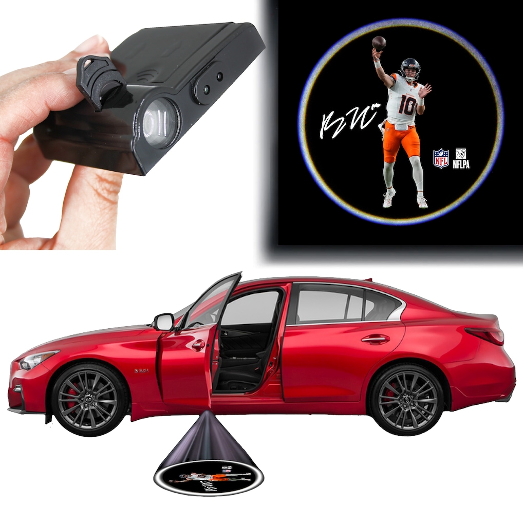 Denver Broncos Bo Nix LED Car Door Light