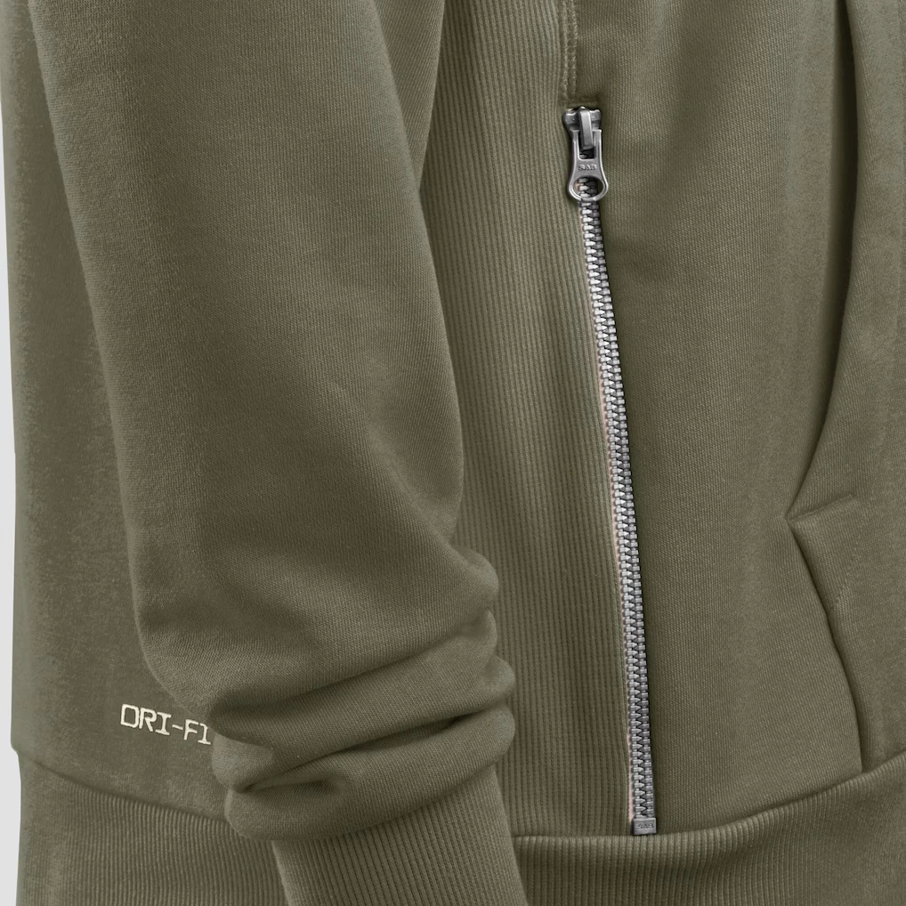 Women's Pittsburgh Steelers Nike Olive 2025 Salute to Service Sideline Standard Issue Dri-FIT Hoodie