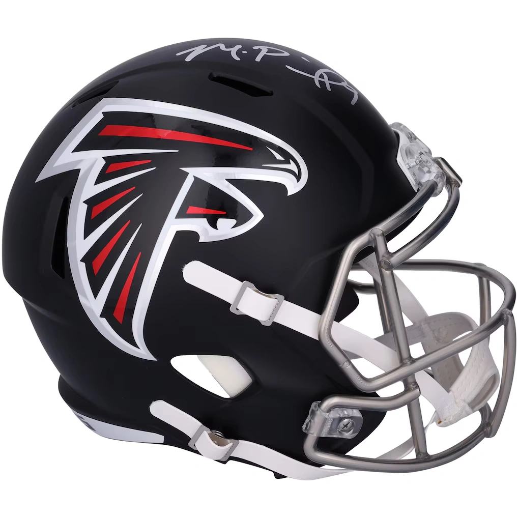 Michael Penix Jr. Atlanta Falcons Autographed Fanatics Authentic Riddell Speed Replica Helmet