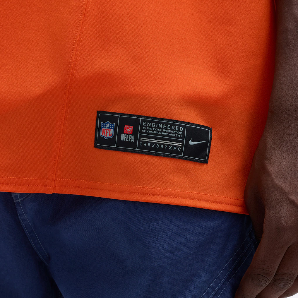 Men's Chicago Bears Caleb Williams Nike Orange Alternate Vapor F.U.S.E. Elite Jersey