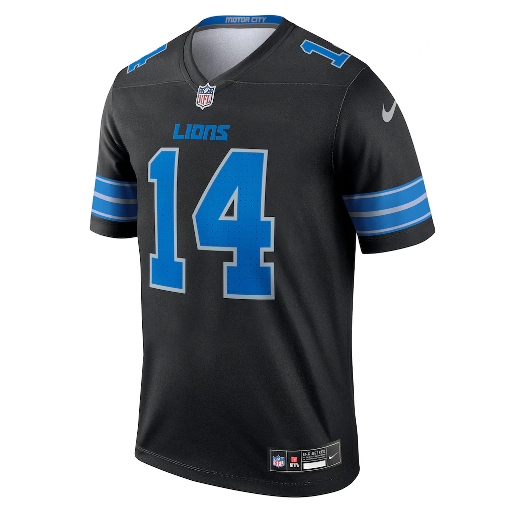 Men's Detroit Lions Amon-Ra St. Brown Nike Black Legend Player Performance Top