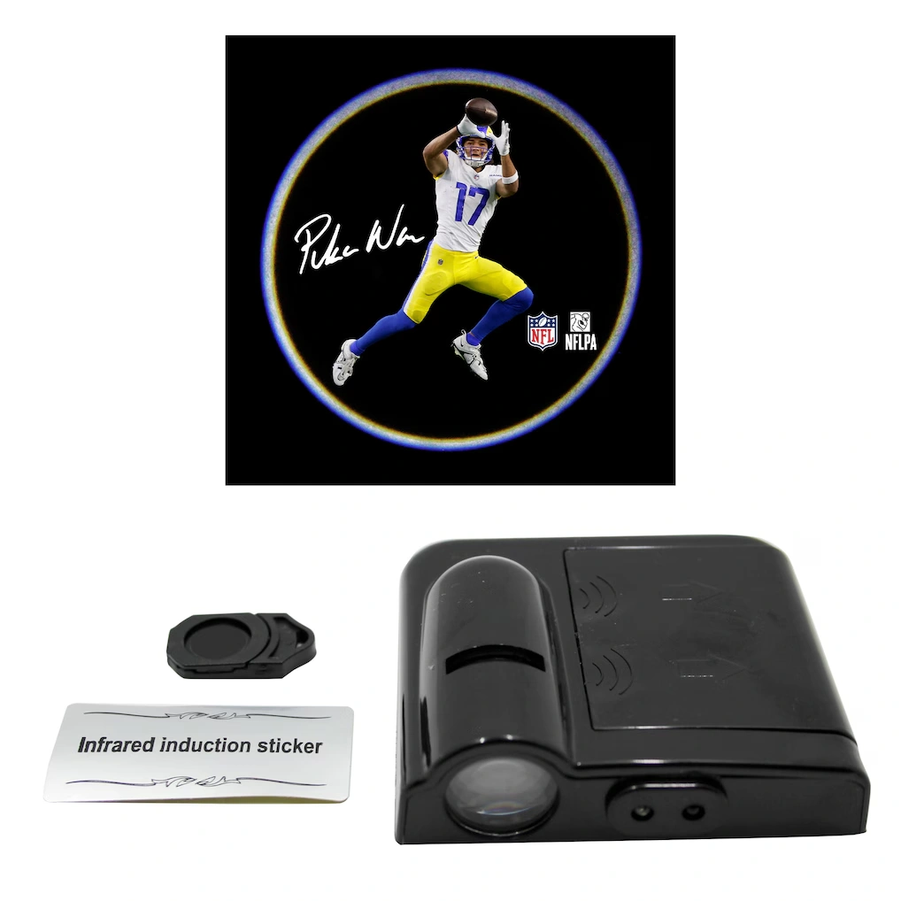 Los Angeles Rams Puka Nacua LED Car Door Light