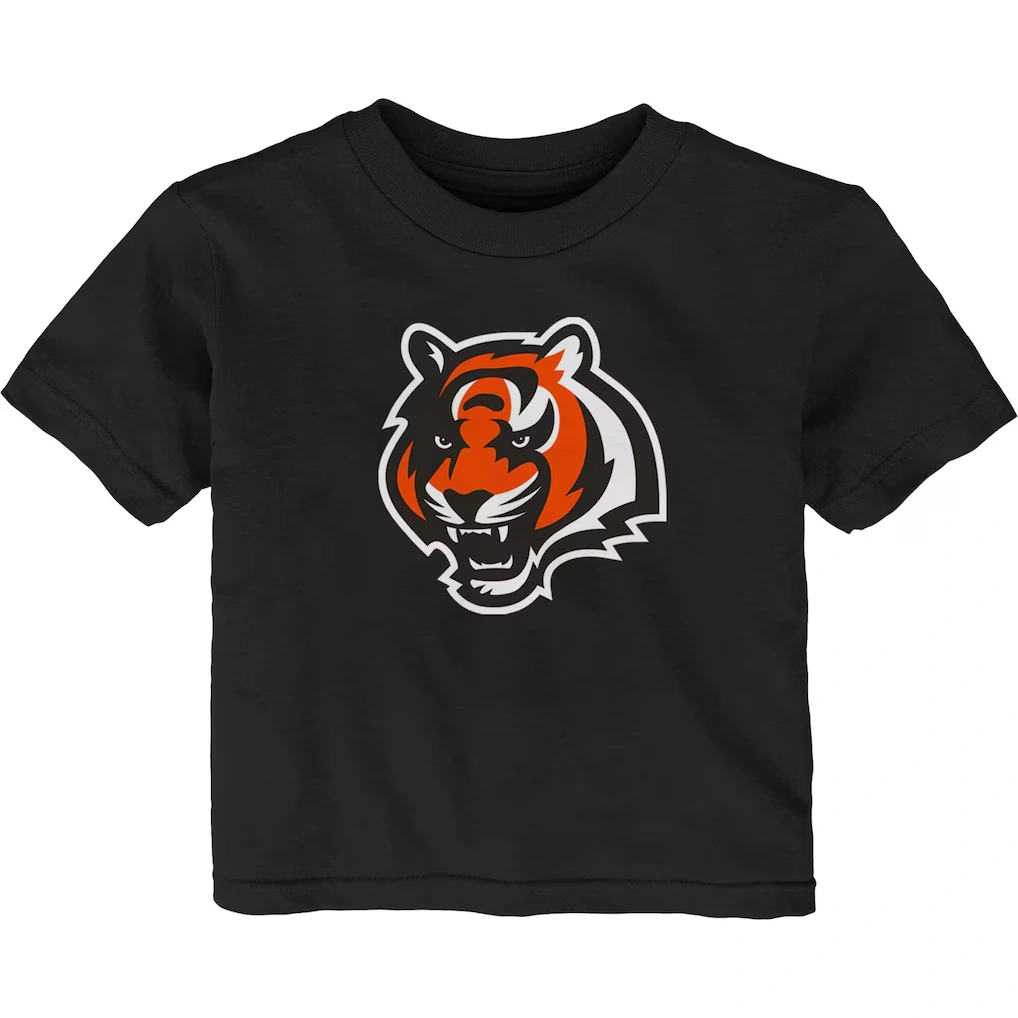 Infant Cincinnati Bengals Black Primary Logo T-Shirt