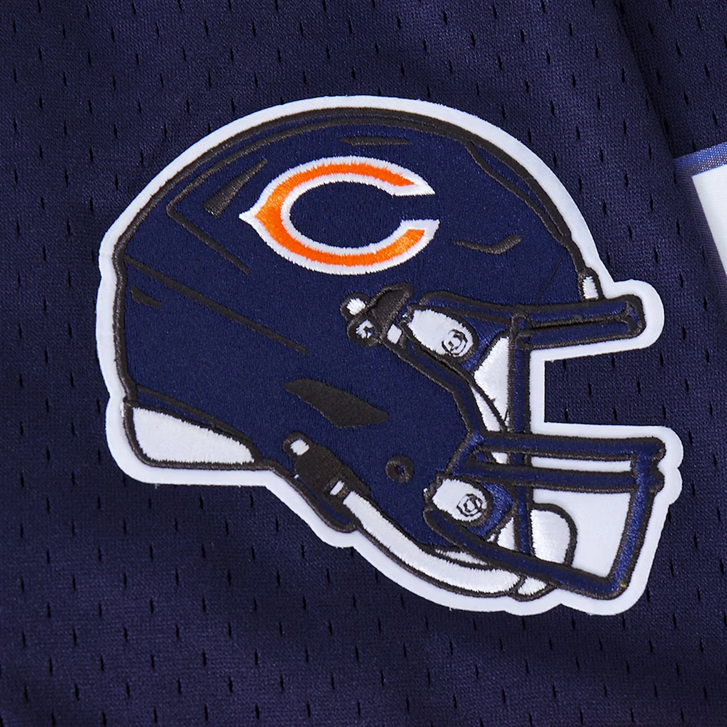 Men's Chicago Bears Caleb Williams Pro Standard Navy Mesh Button-Up Baseball Jersey