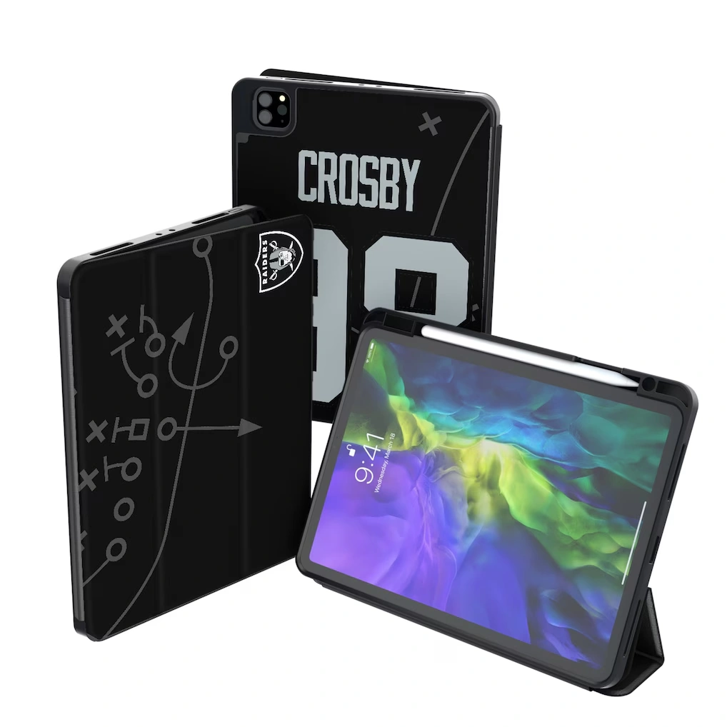 Las Vegas Raiders Maxx Crosby Keyscaper iPad Tablet Case