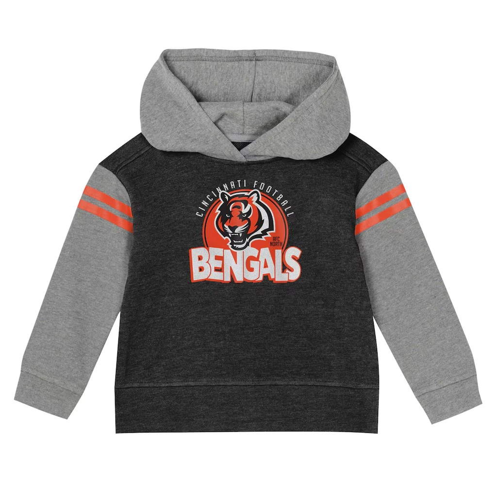 Toddler Cincinnati Bengals Club House Long Sleeve Hoodie Top and Leggings Two-Piece Set