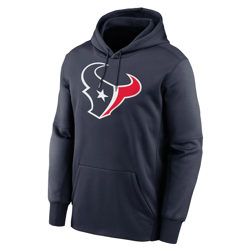 Men's Houston Texans C.J. Stroud Nike Navy Player Name & Number Therma Hoodie