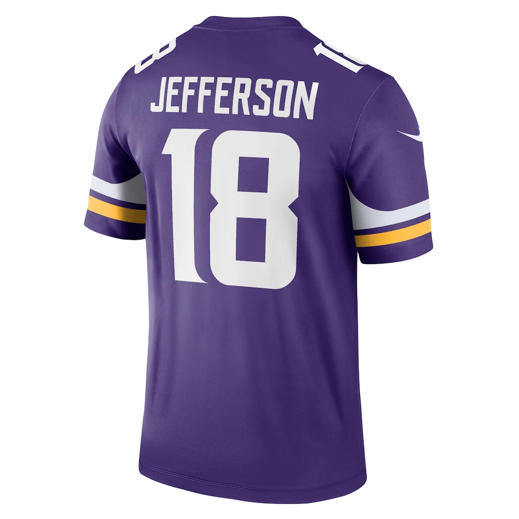 Men's Minnesota Vikings Justin Jefferson Nike Purple Legend Player Performance Top 3 Men's Minnesota Vikings Justin Jefferson Nike Purple Legend Player Performance Top
