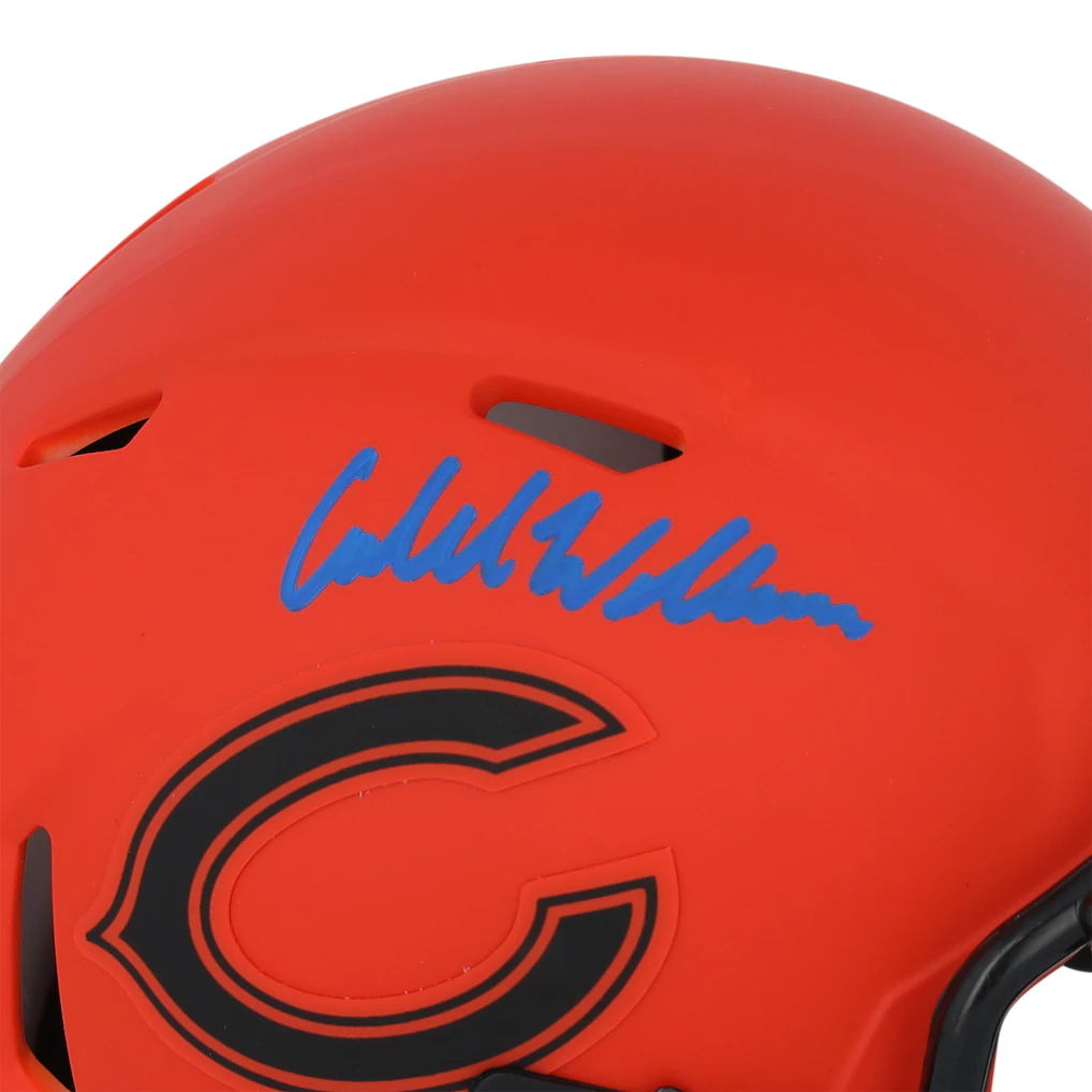 Caleb Williams Chicago Bears Autographed Fanatics Authentic Riddell Rave Speed Mini Helmet