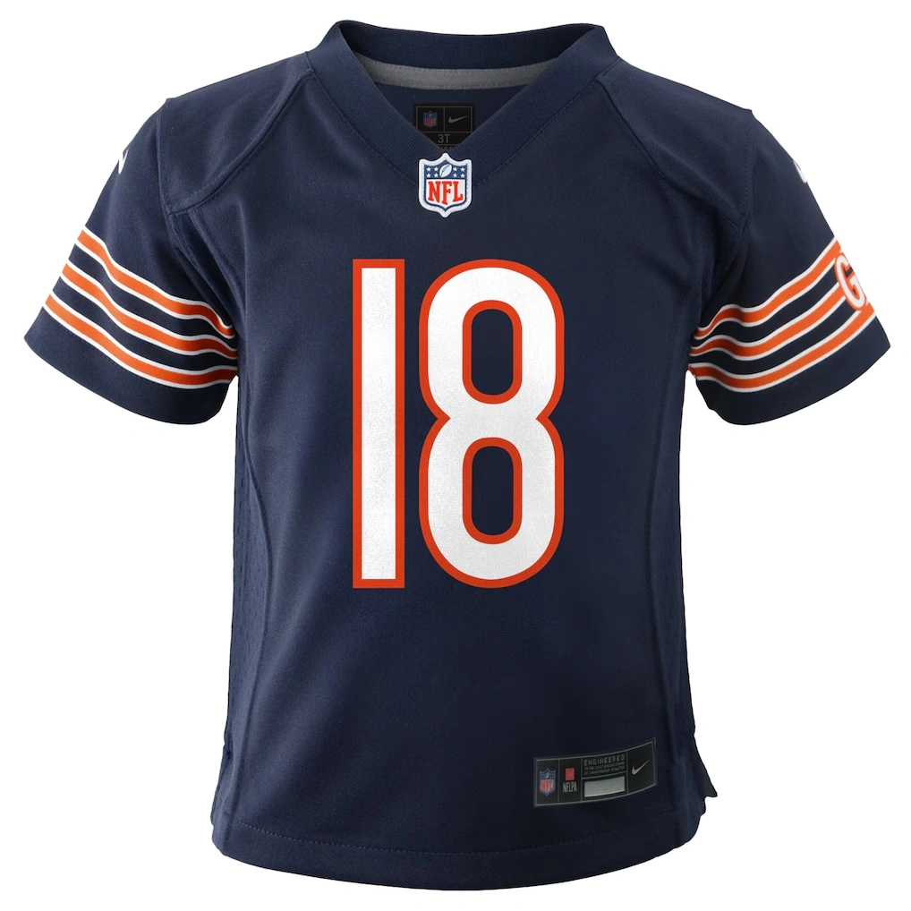 Toddler Chicago Bears Caleb Williams Nike Navy Game Jersey