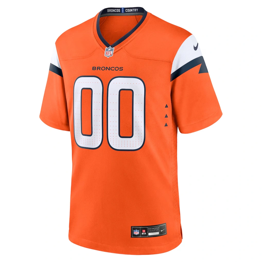 Men's Denver Broncos Nike Orange Mile High Collection Custom Game Jersey