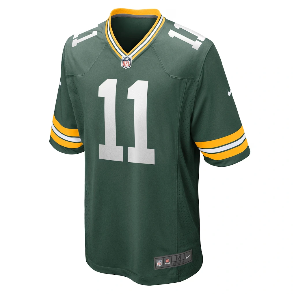Men's Green Bay Packers Jayden Reed Nike Green Game Jersey