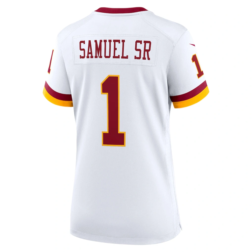 Women's Washington Commanders Deebo Samuel Sr Nike White Game Super Bowl Era Jersey