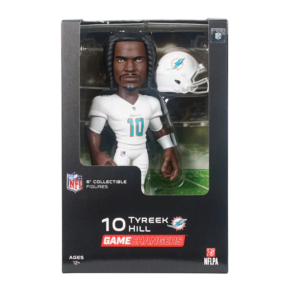 Tyreek Hill Miami Dolphins Series 5 GameChanger 6" Vinyl Figurine - Look for Rare Solid Color Variants