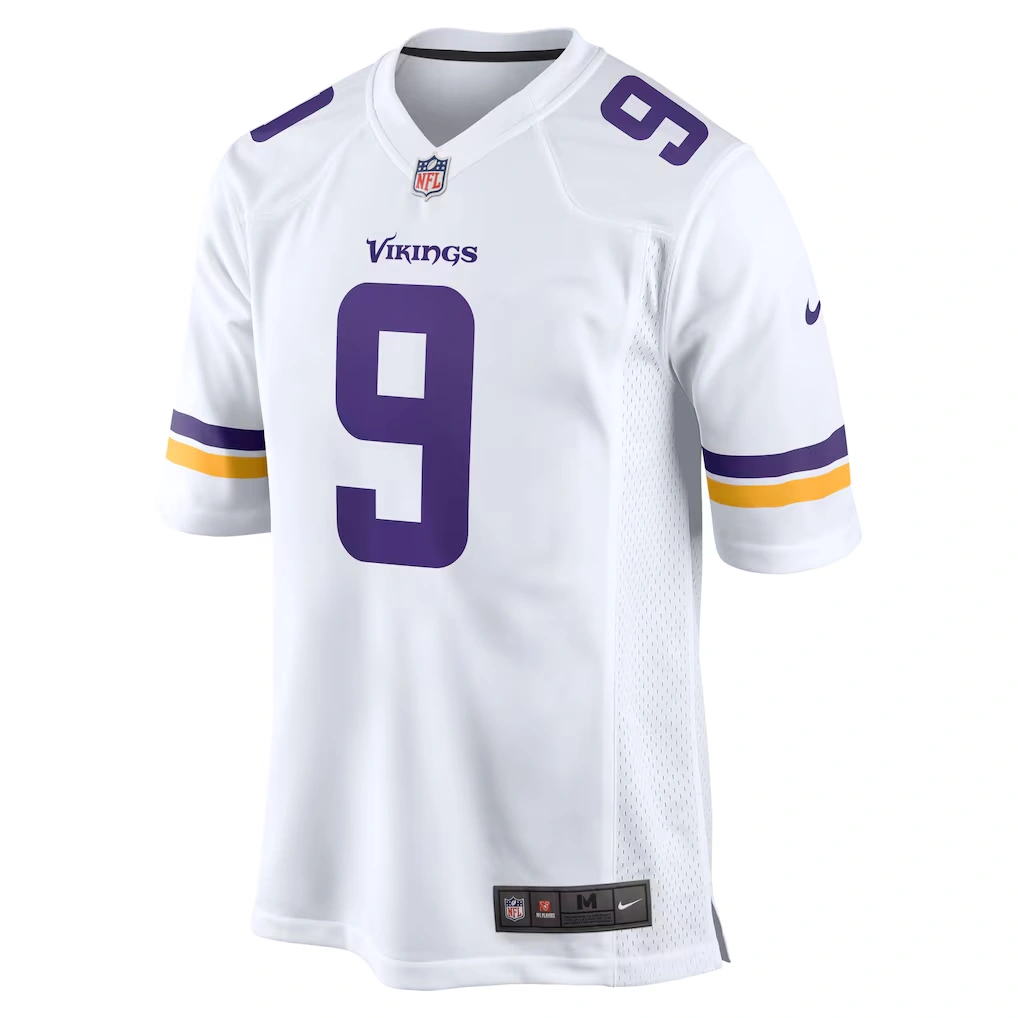 Men's Minnesota Vikings J.J. McCarthy Nike White Game Jersey
