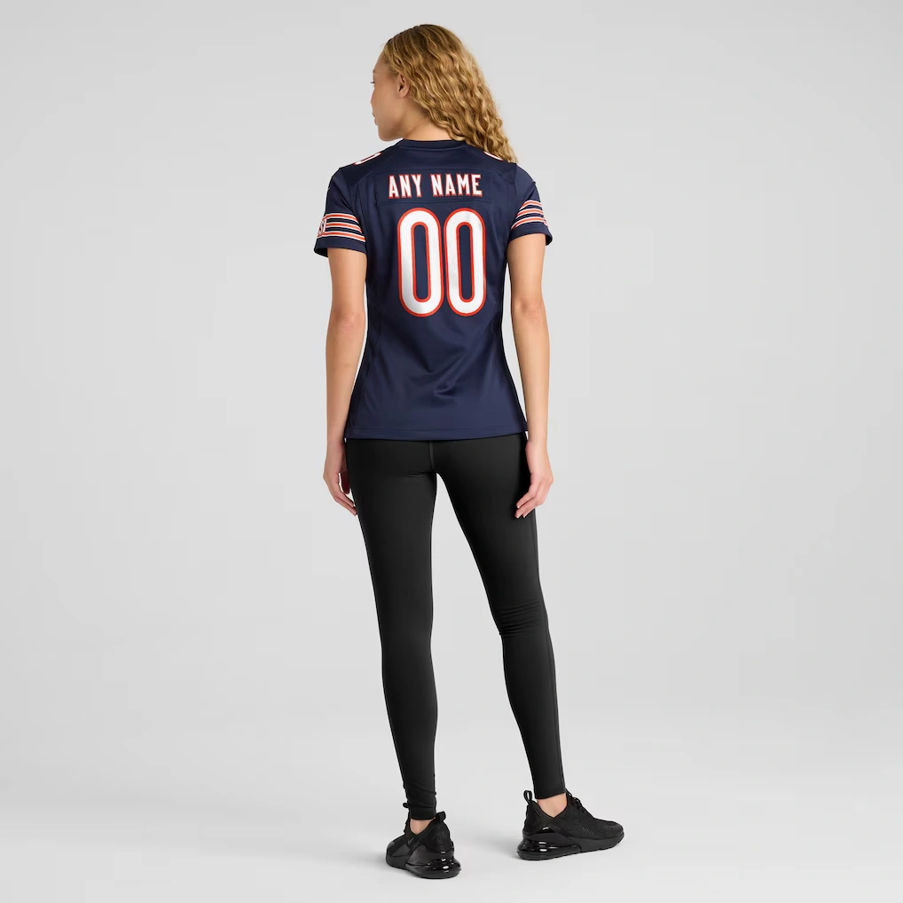 Women's Nike Navy Chicago Bears Custom Game Jersey 5 Women's Nike Navy Chicago Bears Custom Game Jersey